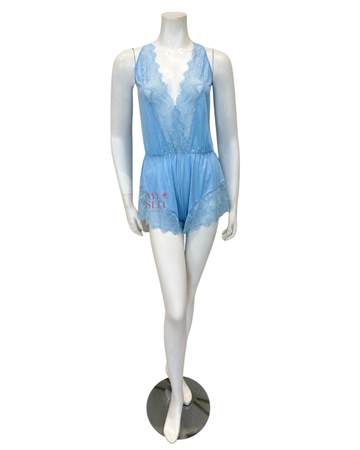Cosabella ALLSW2211 Aasmani Blue Allure Romper myselflingerie.com